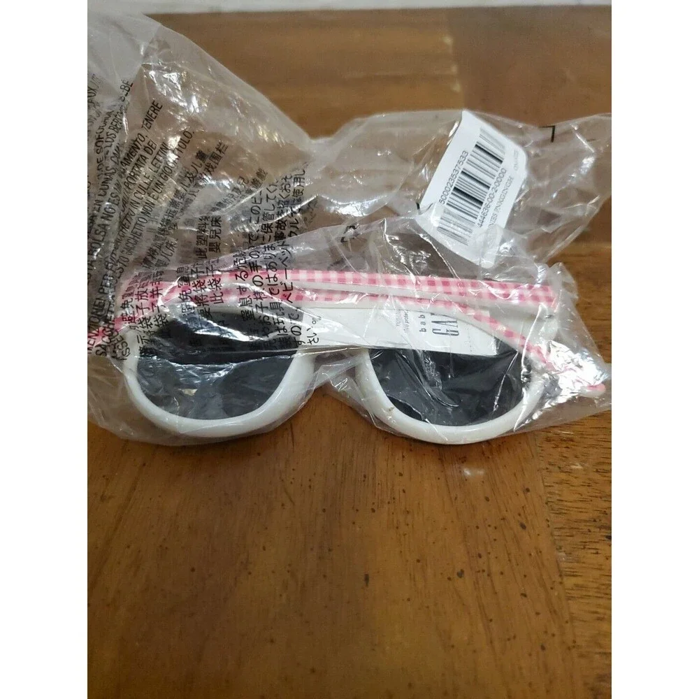 BabyGap Kids Pink Gingham Sunglasses Baby Toddler NEW